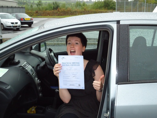 Lauren passes driving test first time