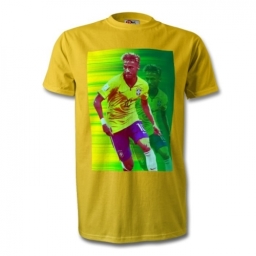 Brazil Neymar Football Art T-Shirt