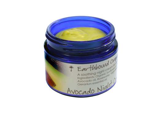 avocado night cream from our organic face cream products