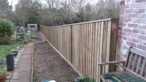 Featheredge fencing in Exeter
