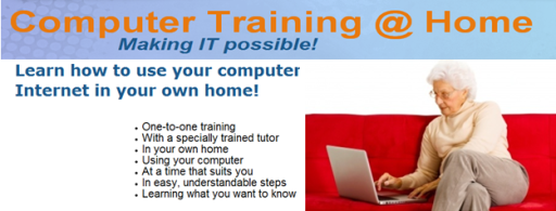 Image of Computer Training at Home website.