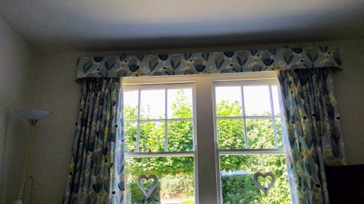 Handmade curtains &amp; pelmet