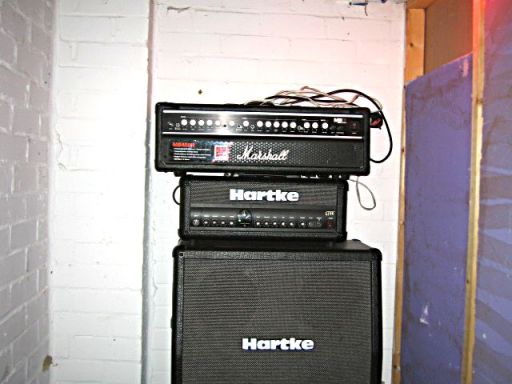 MARSHALL BASS &amp; HARTKE GUITAR AMPS FOR HIRE