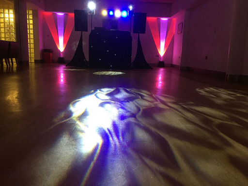 A typical party setup