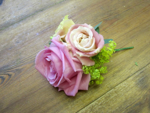 A lovely wedding buttonhole