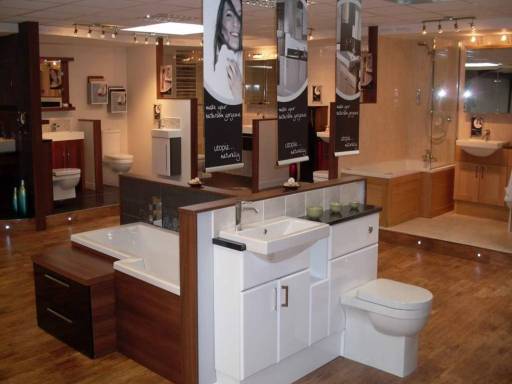 Upstairs showroom area