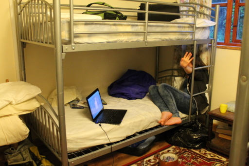 The downstairs family bedroom to sleep up to 6.