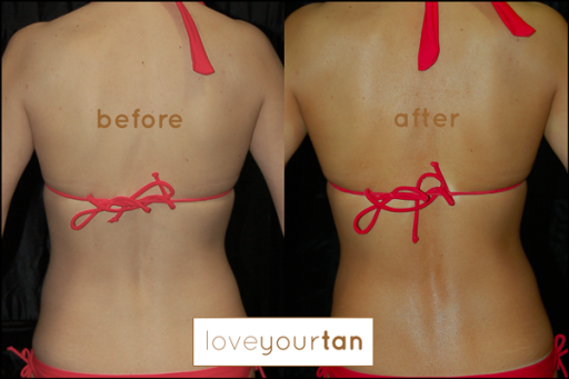 Your tan can be lighter or darker than this, it is tailored to what you want