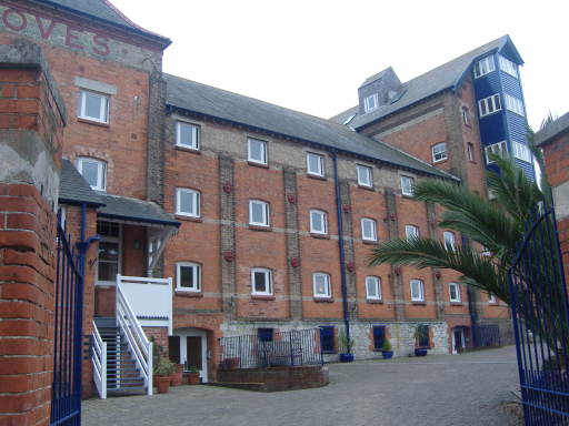Exterior decoration of The Groves Maltings Listed Buildings Weymouth