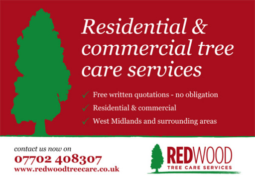 REDWOOD Tree Care Professional service in all areas of tree surgery.
