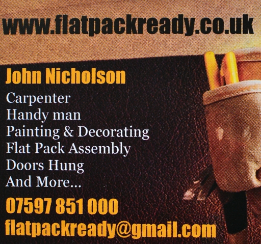 Flat Pack Ready, Suffolk, Essex, Cambridge, Carpenter, Painter and Decorator