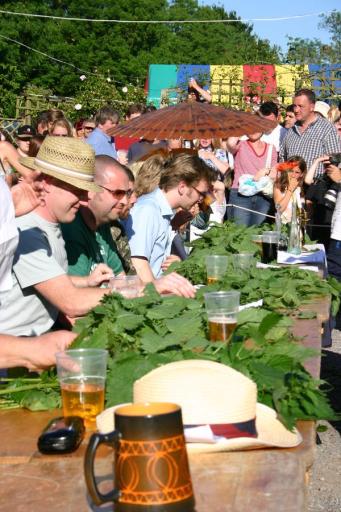 world famous nettle eating competition