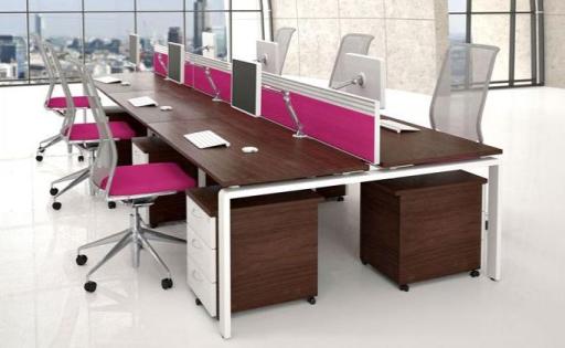 Bench desk systems for dynamic image and innovative design