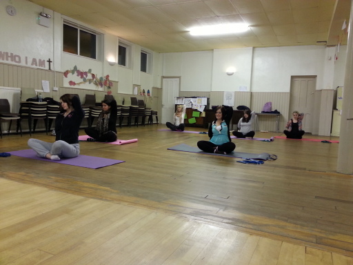 Pregnancy Half Cow Yoga Pose - Antenatal