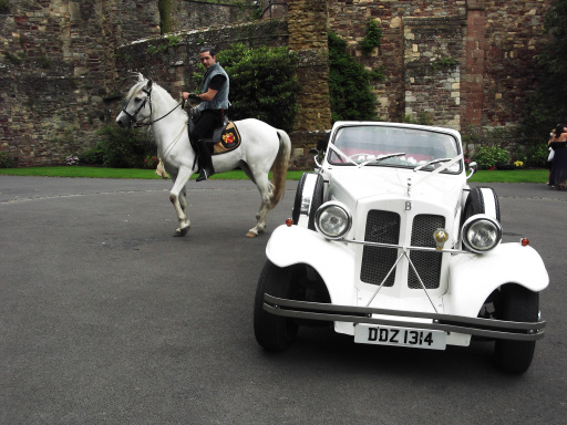 Bonnie with roof lowered