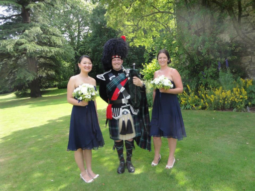 Bagpiper for hire in South Wales for weddings, parties and funerals