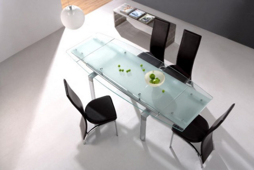 glass extending tables