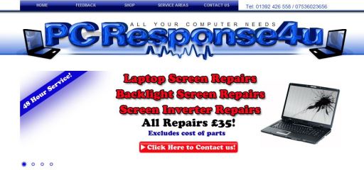 PC Response4u Offering Computer &amp; Laptop repairs in Devon