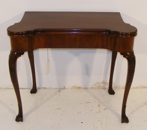 George II Mahogany Card Table. Circa 1760.