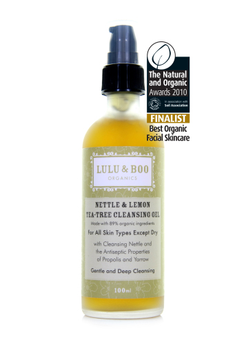Lulu &amp; Boo Organics Nettle &amp; Lemon Tea-Tree Cleansing Gel