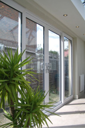 Sliding patio doors at Admiral Windows showsite