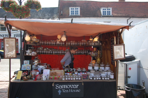 Samovar Tea House - Market Stall in Ely - Saturday Market