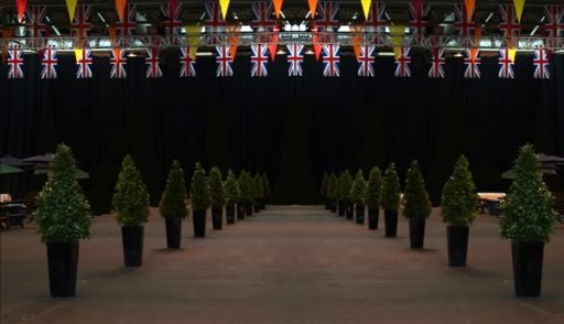 Topiary Pyramid Walkway for Sainsburys