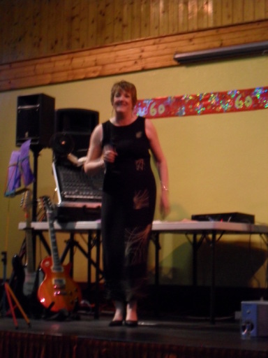 Performing at a birthday party 2010