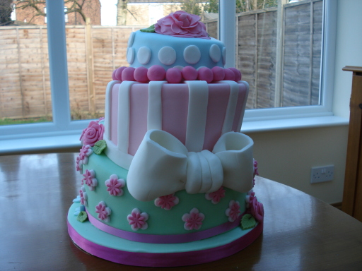 Topsy Turvy Celebration Cake