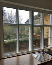Secondary glazing at Blenheim; Admiral Windows