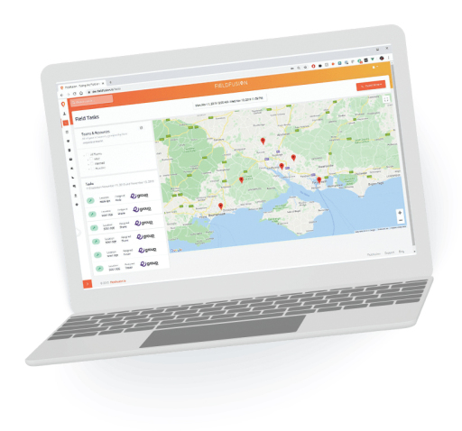 Fieldfusion's intelligent routing engine.