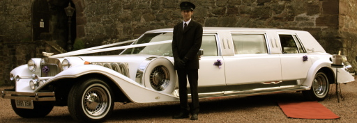 Wedding Car at Comlongon Castle