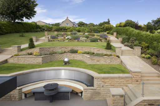 Woodkirk stone used for hard landscaping