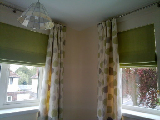 co-ordinating roman blinds and curtains using John Lewis fabrics