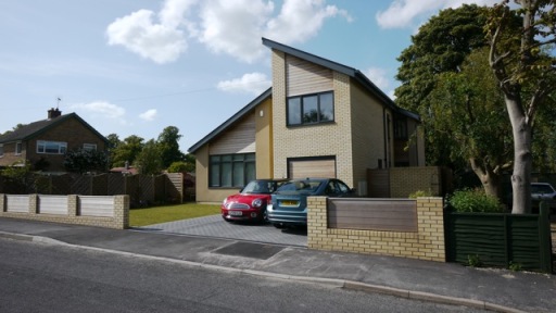 Recently completed contemporary 3 bedroom house at Malton North Yorkshire