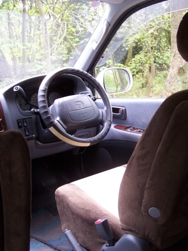the campervan pilots seat