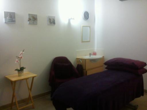 The treatment room at Leatherhead Leisure Centre