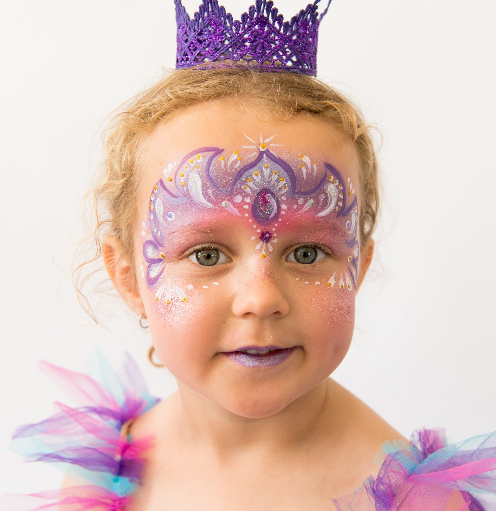 Sparkly Fairy Face Painting, Brisbane Face Painters Venner Road