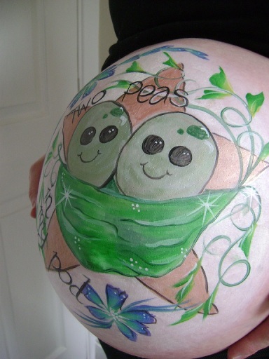 baby bump painting