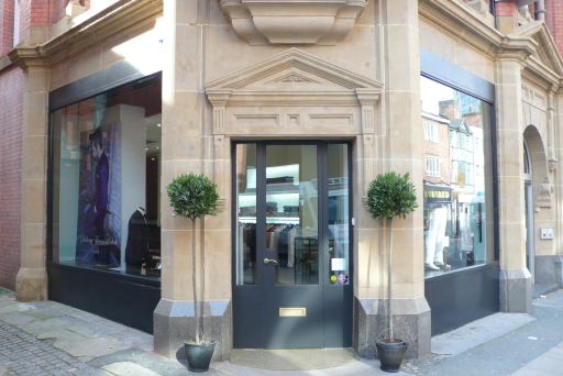 outside the shop