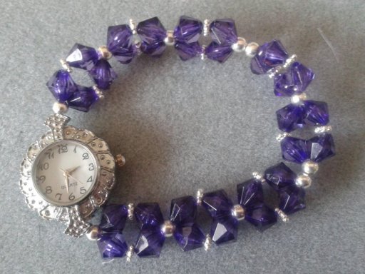 handmade beaded watch