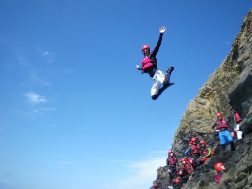 Cliff Jumping in Pembrokeshire