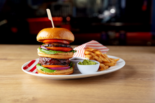 Double Stacked Vegan Burger