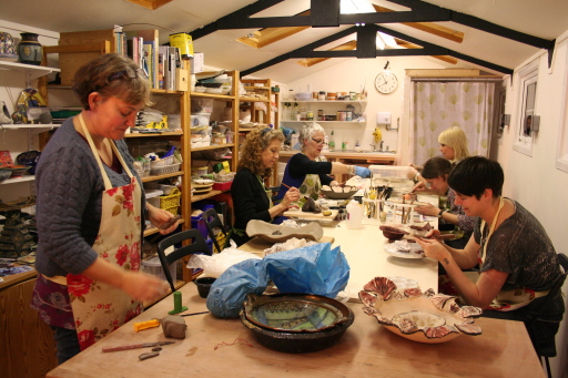 Pottery Class at Clay with Carole Hitchin