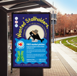 stallholder poster for a local festival