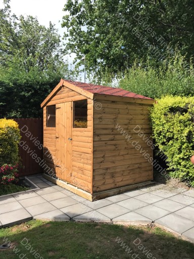 Apex Garden Shed, made to order