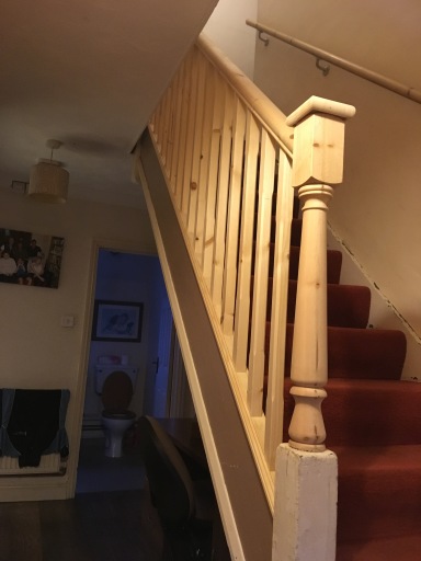 Replacement newel post and handrail