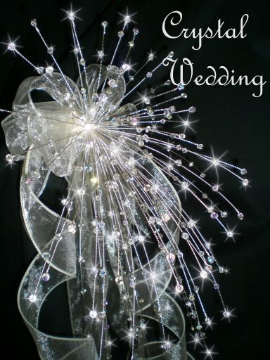 large crystal bouquet