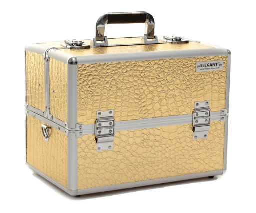 Classic Gold Croc Beauty Box