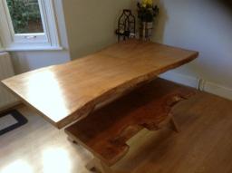 tree slice dining tables